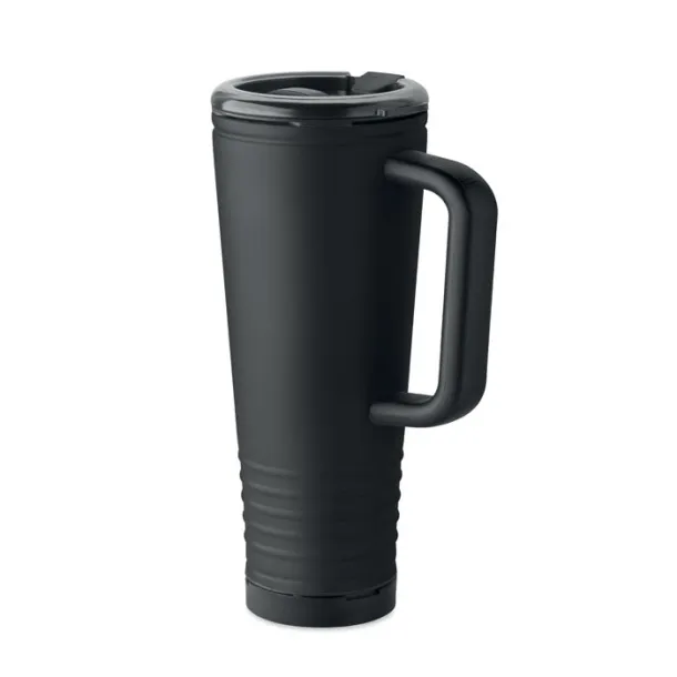 HOWLER CUP dvoslojna "truba" šalica, 700ml Crna