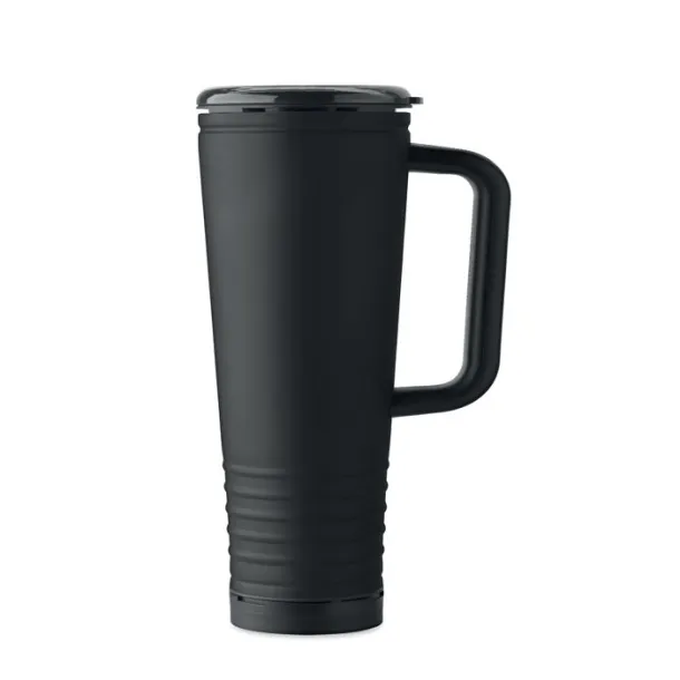 HOWLER CUP dvoslojna "truba" šalica, 700ml Crna