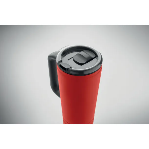 HOWLER CUP dvoslojna "truba" šalica, 700ml Crvena