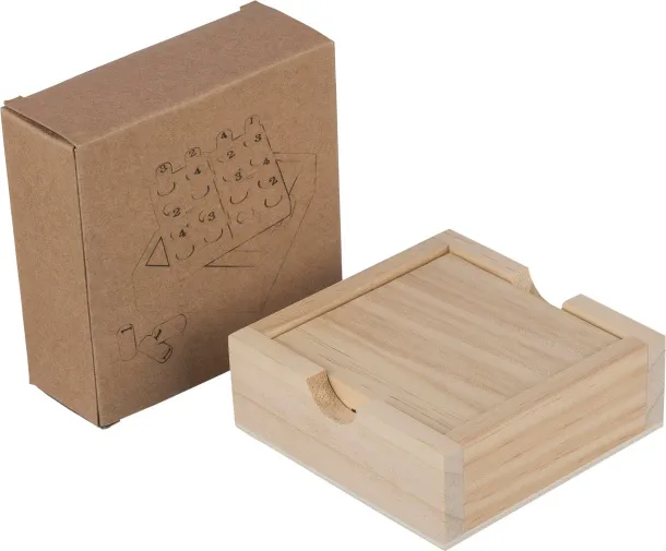  Kenza mini Sudoku set od borovine
