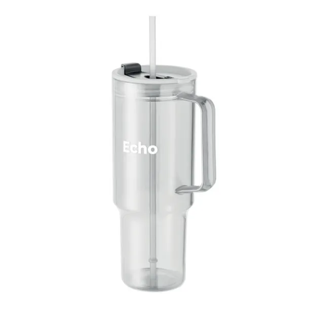 MUGORA RPET čaša, 1200ml Prozirno