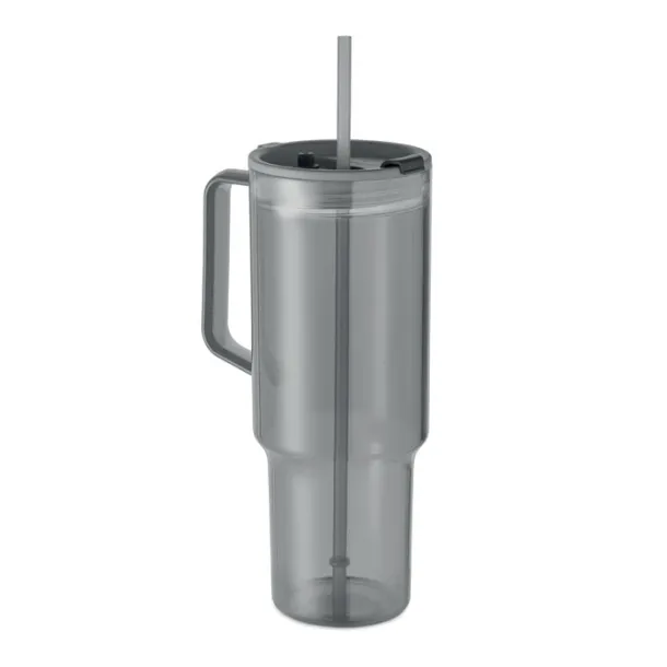 MUGORA RPET čaša, 1200ml Transparent Grey
