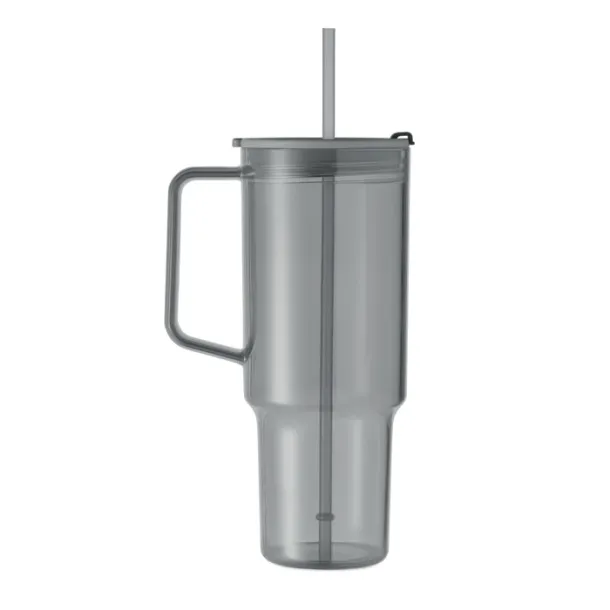 MUGORA RPET čaša, 1200ml Transparent Grey