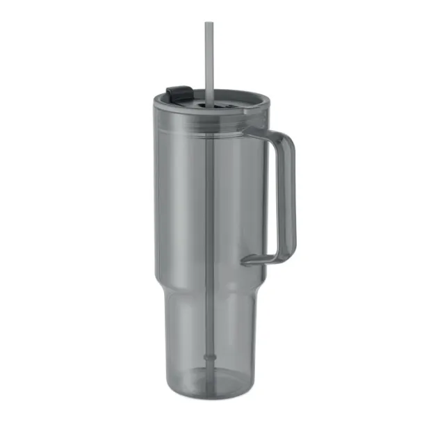 MUGORA RPET čaša, 1200ml Transparent Grey