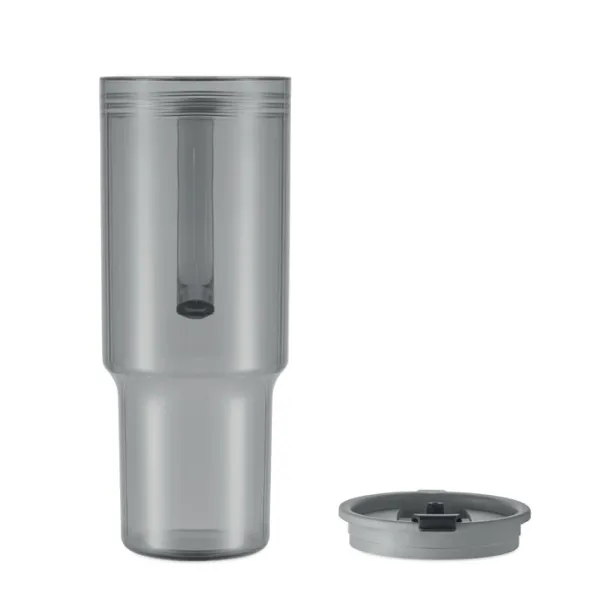 MUGORA RPET čaša, 1200ml Transparent Grey