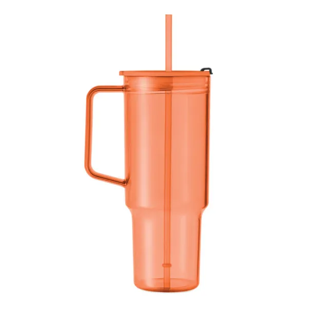 MUGORA RPET tumbler 1200ml Transparent Orange