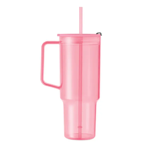MUGORA RPET tumbler 1200ml Transparent Pink