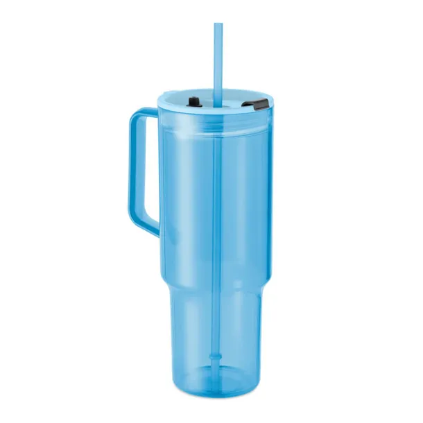 MUGORA RPET čaša, 1200ml Transparent Light Blue