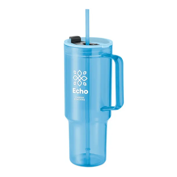 MUGORA RPET čaša, 1200ml Transparent Light Blue