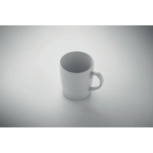 SILBASE Ceramic mug 300ml White