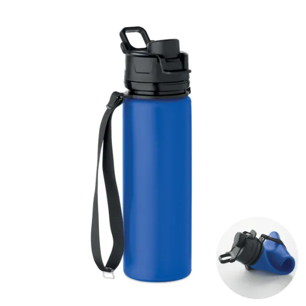 LETT Foldable silicone sports bottle Royal blue