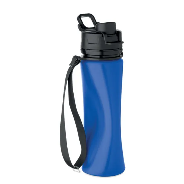 LETT sklopiva silikonska boca, 500 ml Kraljevski plava