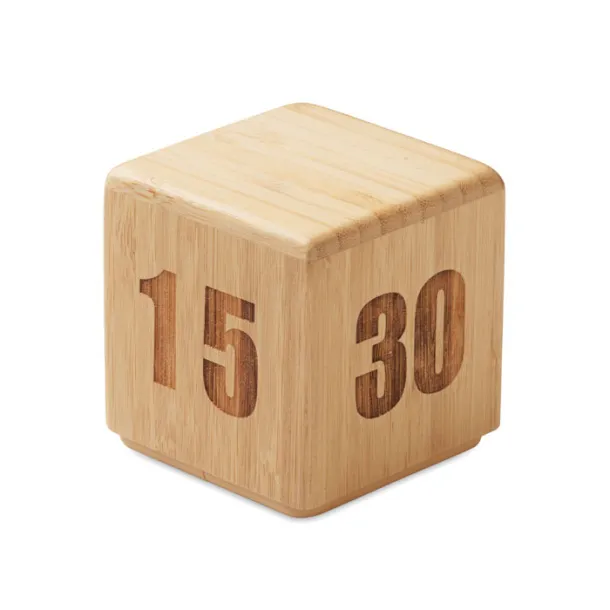 CURT Bamboo twist snooze timer Wood