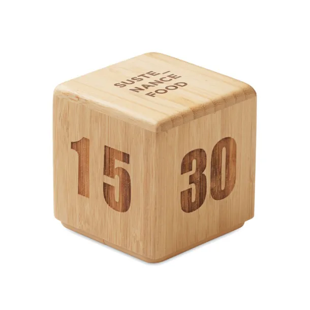 CURT Bamboo twist snooze timer Wood