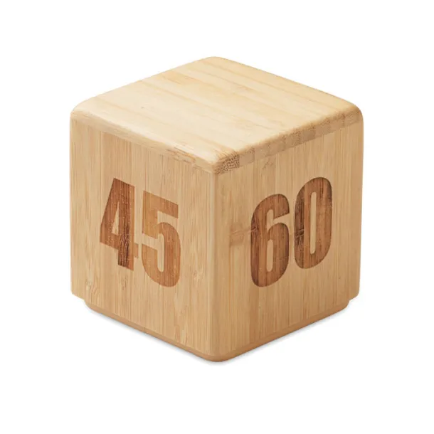 CURT Bamboo twist snooze timer Wood