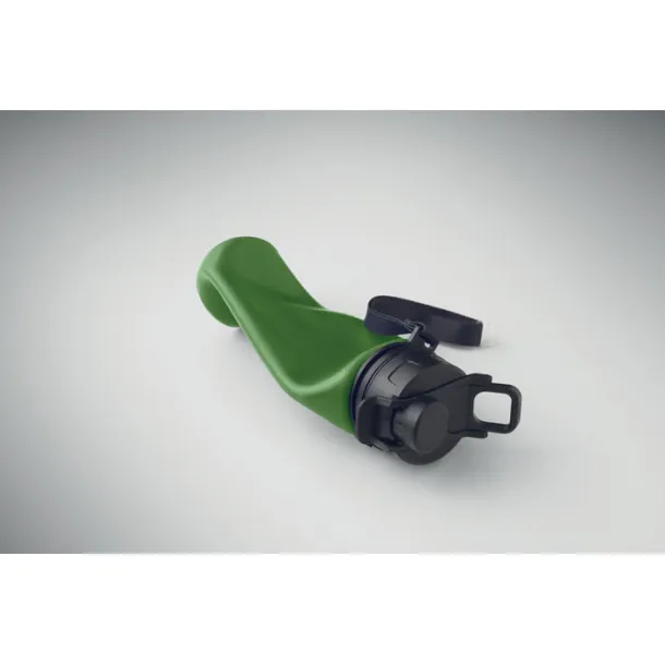 LETT Foldable silicone sports bottle Dark Green