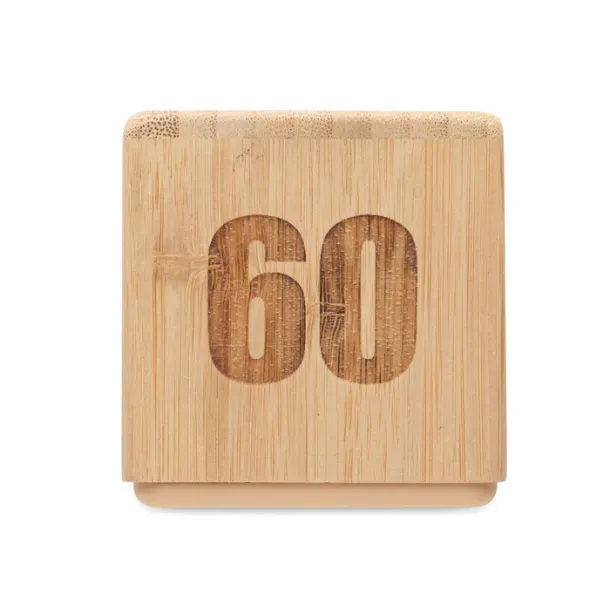CURT Bamboo twist snooze timer Wood