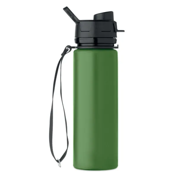 LETT Foldable silicone sports bottle Dark Green