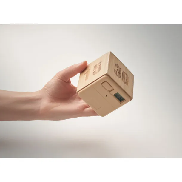 CURT Bamboo twist snooze timer Wood