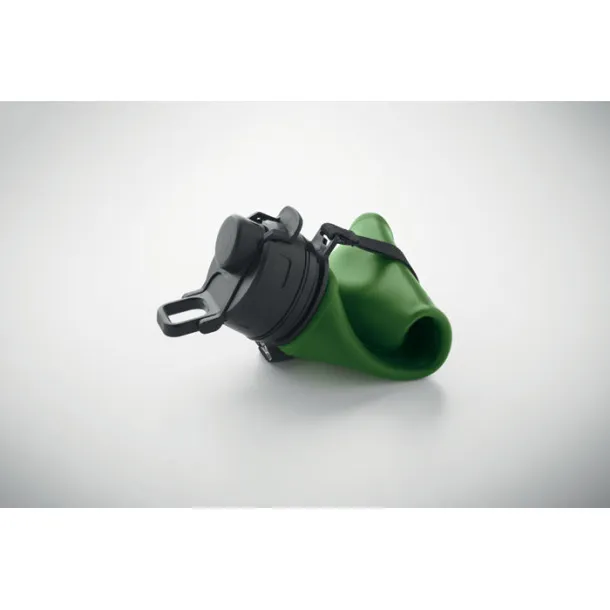 LETT sklopiva silikonska boca, 500 ml Dark Green