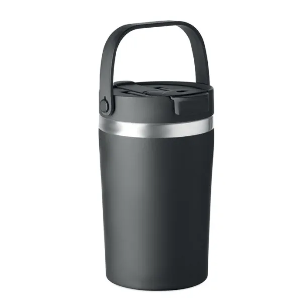COZYCUP šalica s dvostrukom stijenkom, 350 ml Crna