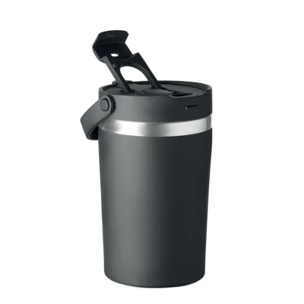 COZYCUP šalica s dvostrukom stijenkom, 350 ml Crna