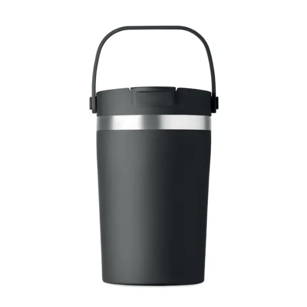 COZYCUP šalica s dvostrukom stijenkom, 350 ml Crna
