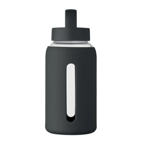BORIS High borosilicate glass bottle Black