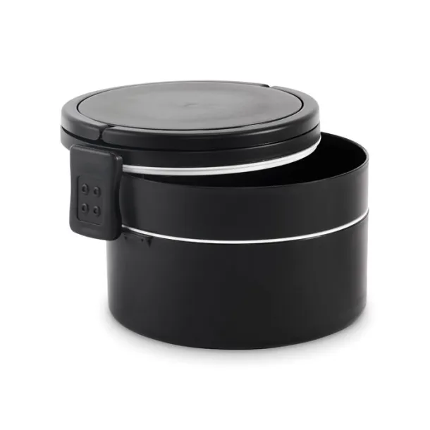 ENSALA dvostruka PP posuda za ručak, 950 ml Crna