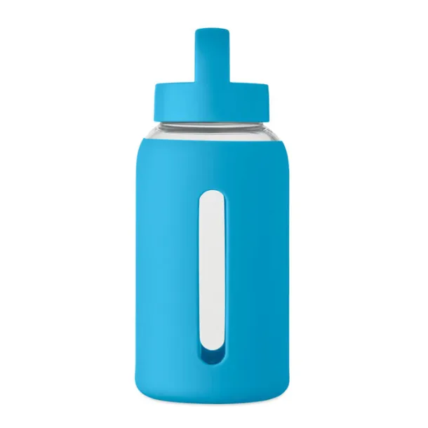 BORIS High borosilicate glass bottle Turquoise