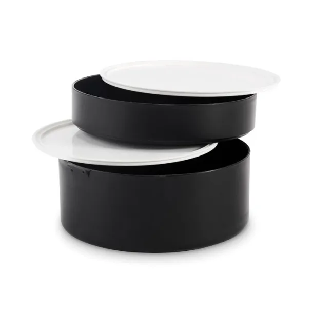 ENSALA PP two-tier lunch box 950 ml Black