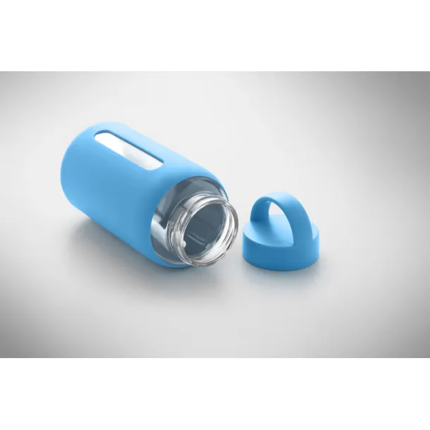 BORIS High borosilicate glass bottle Turquoise