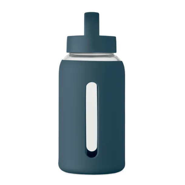 BORIS High borosilicate glass bottle French navy