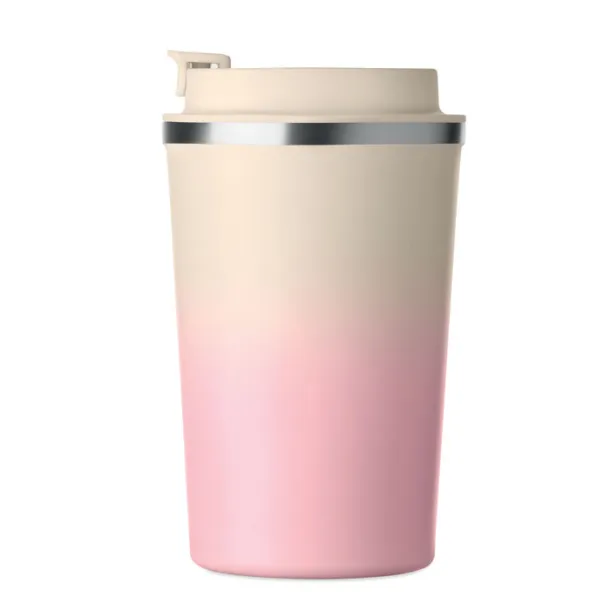 BRACE GRADIENT Double wall tumbler 350 ml Baby Pink