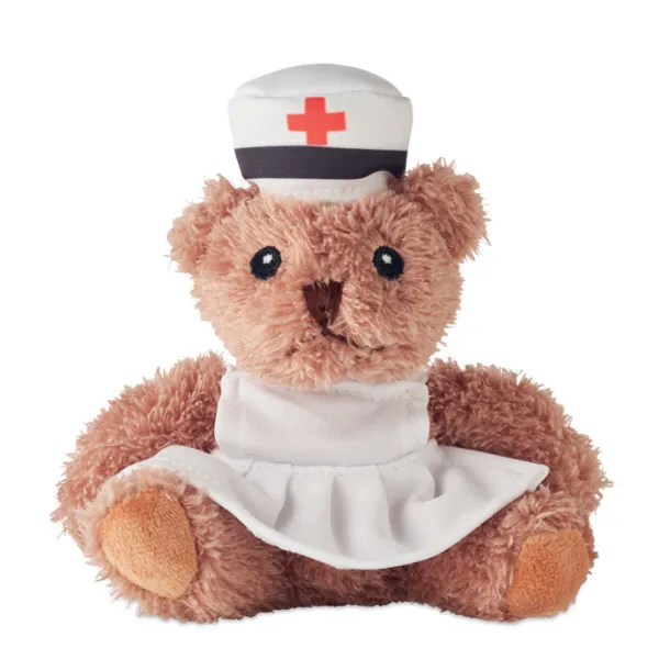 NURSE plišani medvjedić medicinska sestra Bijela