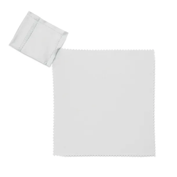 CLEAR RPET cleaning cloth White