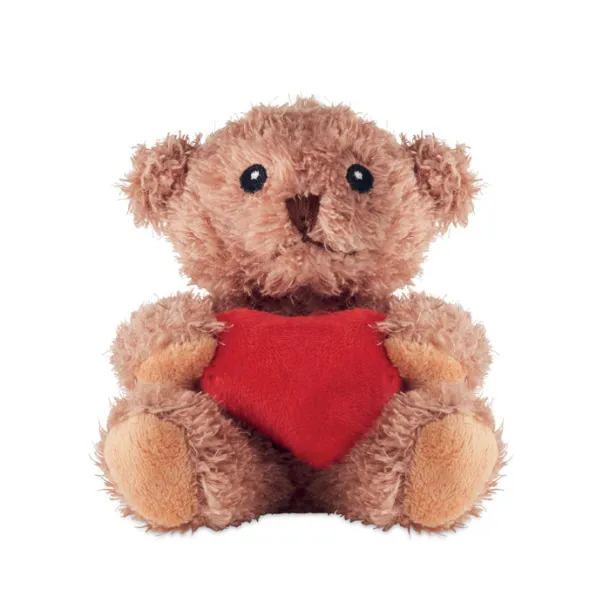 CUDDLE plišani medvjedić sa srcem Crvena