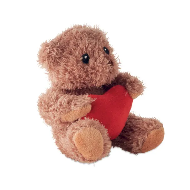 CUDDLE plišani medvjedić sa srcem Crvena