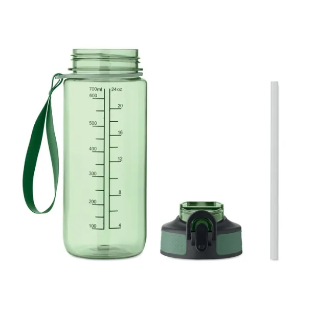 ENKEL Sports bottle 700ml Transparent Green