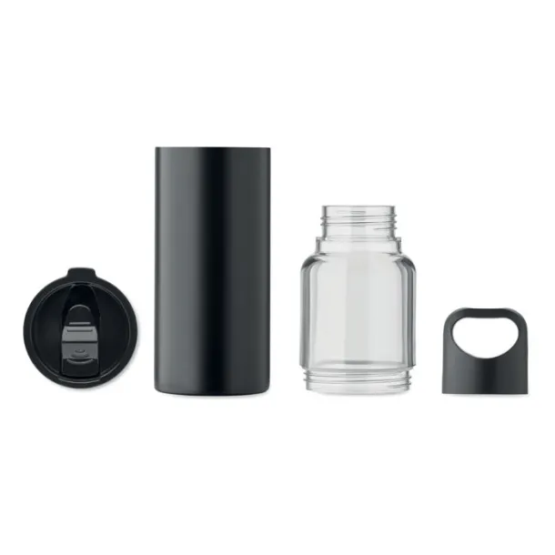 DUALUSE boca 2 u 1 od 610 ml Crna