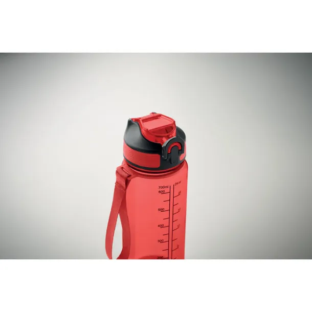ENKEL sportska boca, 700ml Transparent Red