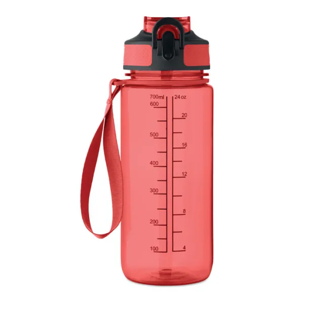ENKEL sportska boca, 700ml Transparent Red