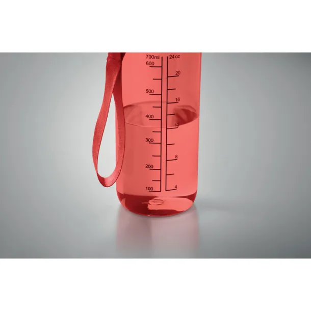 ENKEL sportska boca, 700ml Transparent Red