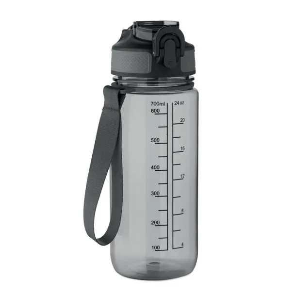 ENKEL sportska boca, 700ml Transparent Grey