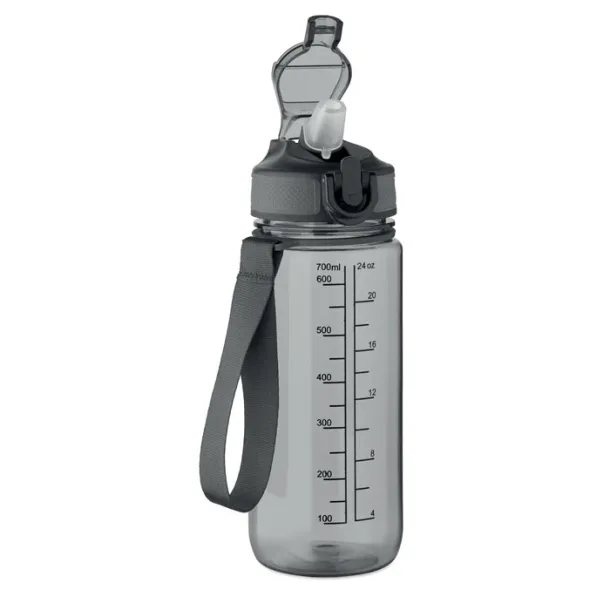 ENKEL sportska boca, 700ml Transparent Grey