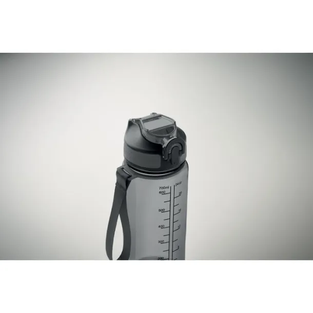 ENKEL sportska boca, 700ml Transparent Grey