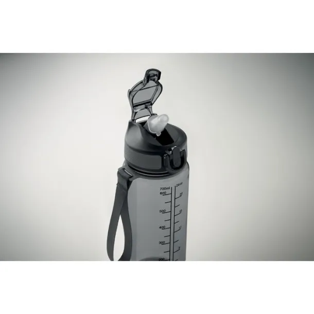 ENKEL sportska boca, 700ml Transparent Grey