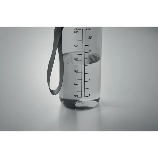 ENKEL sportska boca, 700ml Transparent Grey