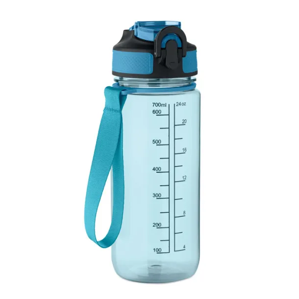 ENKEL Sports bottle 700ml Transparent Light Blue