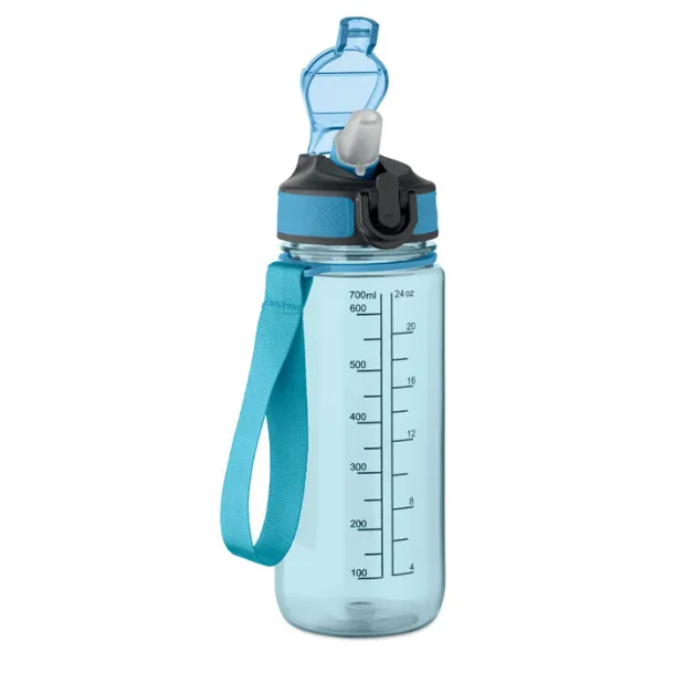 ENKEL Sports bottle 700ml Transparent Light Blue